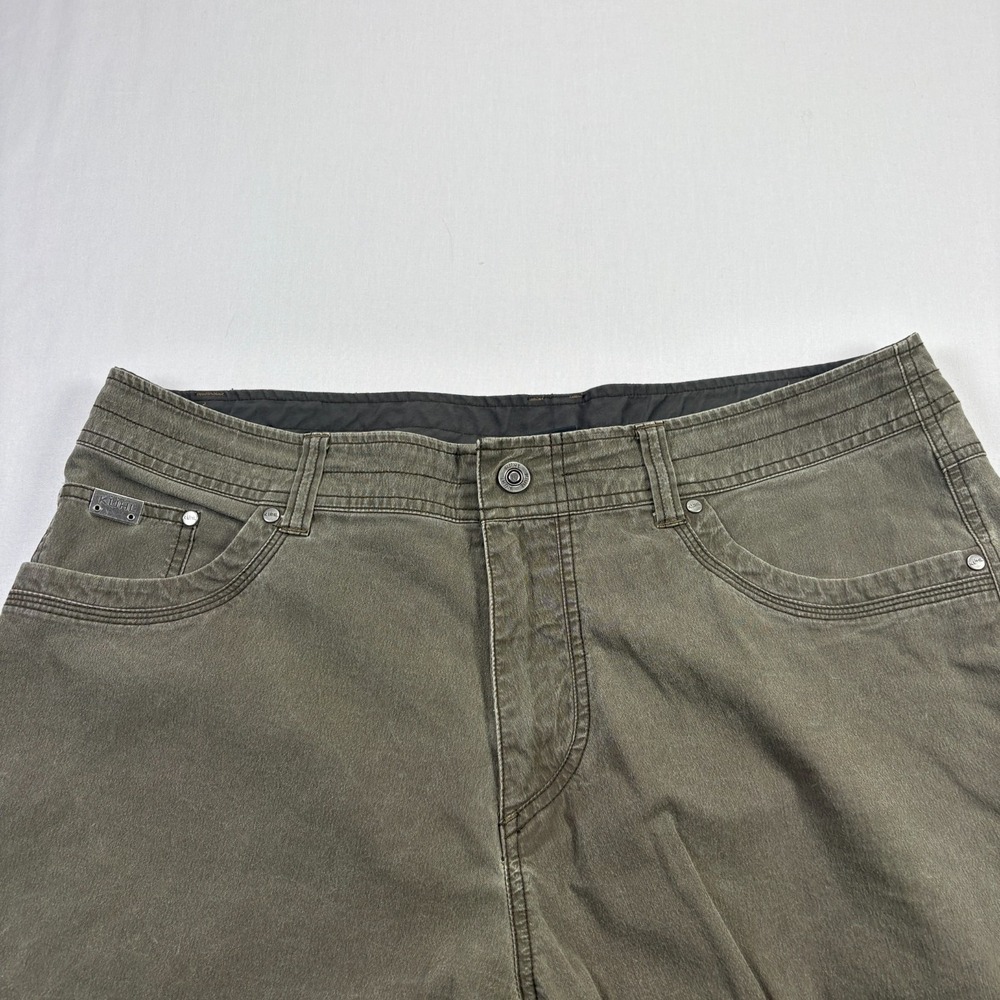 Kuhl Pants Mens 38x30 Brown Revolvr Double Knee Outdoor Hiking Trail - Picture 3 of 13